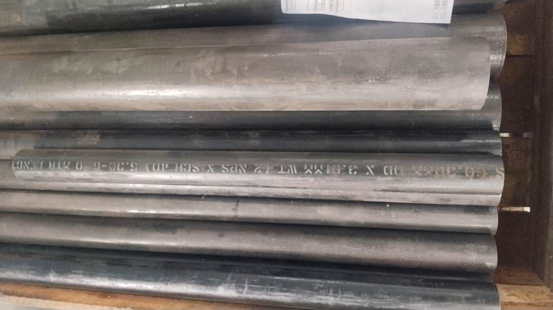 Sarovar Tube Industries - Stencilled & Stacked Pipes